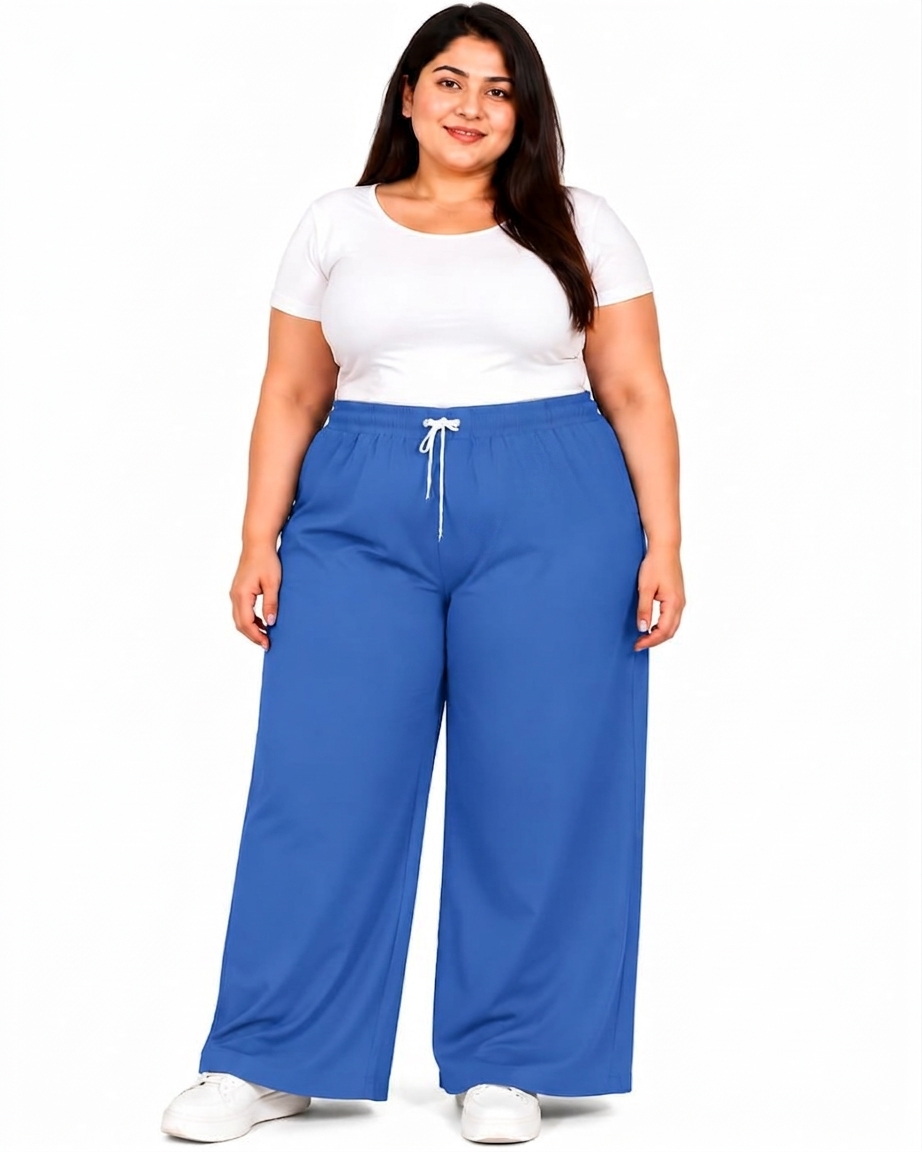 Eastrobe XL–2XL Super Stretch Wide-Leg Denim-Blue Jeans
