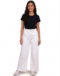 Women's Stretchable Mid-Rise Basic Jeans ( White )